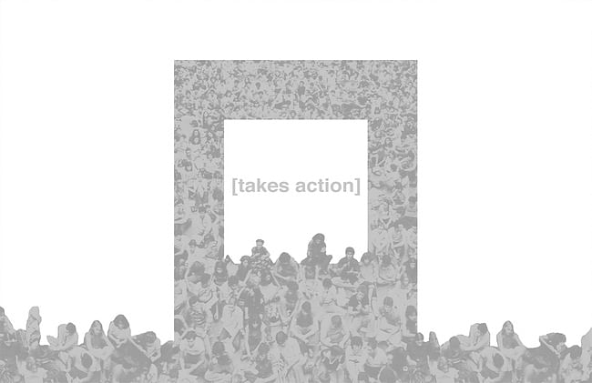 bracket [takes action]
