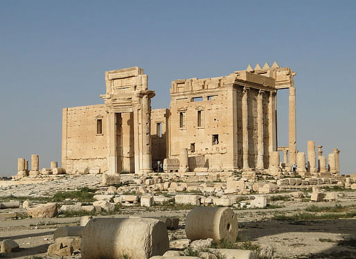 Activists say that Islamic State militants have at least partially destroyed the ancient Temple of Bel, dedicated in 32 CE and considered an essential part of the historic city of Palmyra, Syria. (Photo: Bernard Gagnon/Wikimedia Commons)