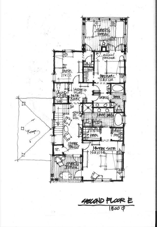 The Wye- The Barden Second Floor Plan