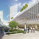 Los Angeles Union Station Master Plan - West Court, Patsaouras Bus Terminal. Rendering © Grimshaw
