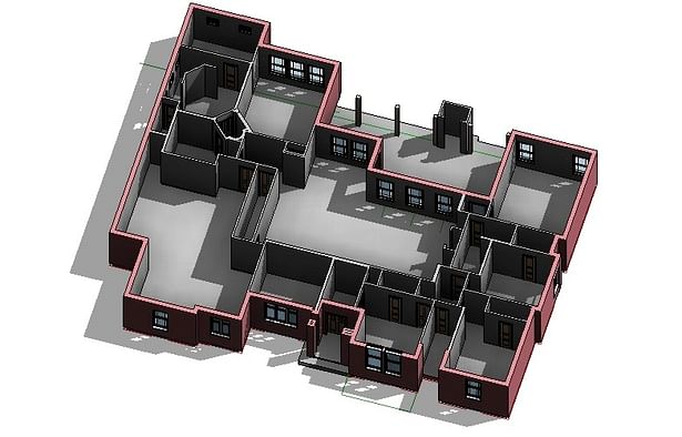 3D Floor plan residential