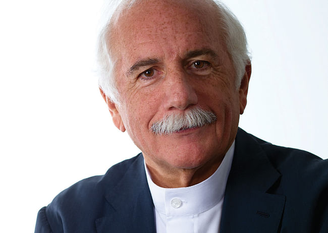 Moshe Safdie: 2015 AIA Gold Medal recipient. Portrait by Stephen Kelly.
