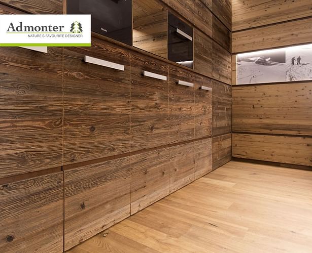  interior with wood products admonter