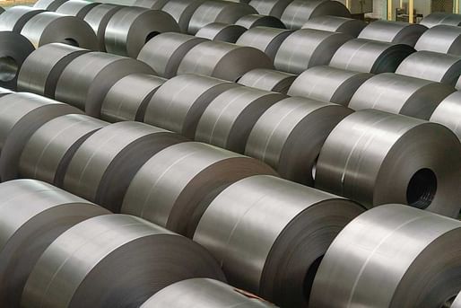 Rolled steel. Image: Reliance Foundry. 