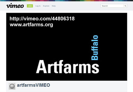 ARTFARMS Buffalo project video http://vimeo.com/44806318