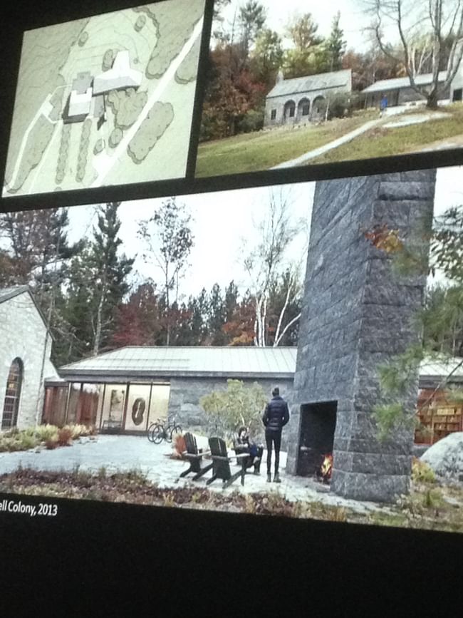 Savidge Library at the MacDowell Colony, Haverford, Massachusetts.