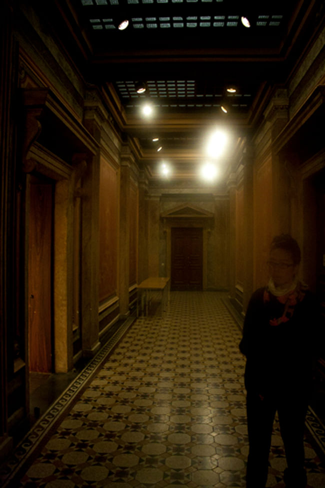 Haunting Interior of the more decadent and classical Finnish National Archives, and Jennifer Wong