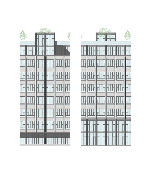 Detailed facade