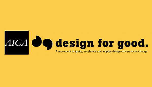 2011 Design Milestone: AIGA's “Design for Good” campaign