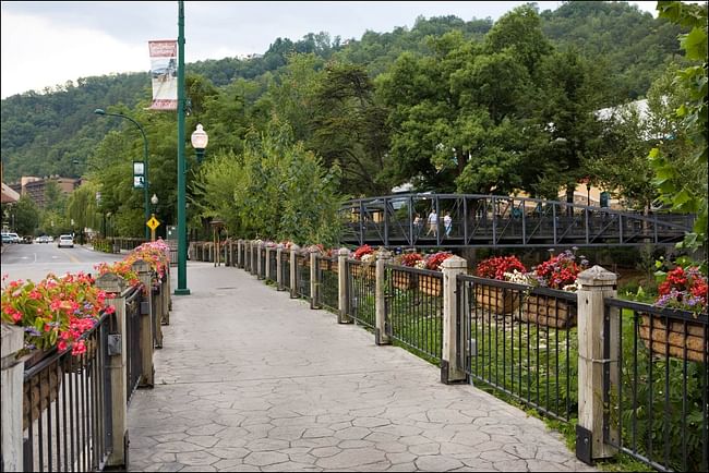 Ped Bridge and Riverwalk