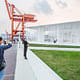 The Cloud by schmidt hammer lassen architects at the Shanghai West Bund Biennial. Image courtesy of schmidt hammer lassen.