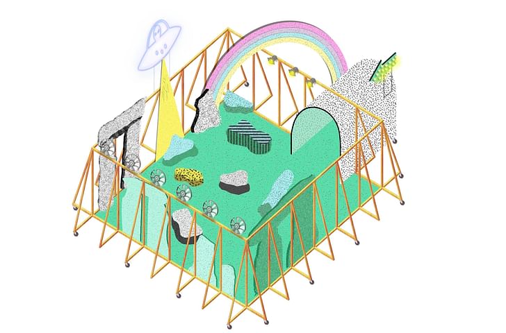 Illustration by Parasite 2.0 for their entry to the Young Architects Program at MAXXI. Credit: Parasite 2.0