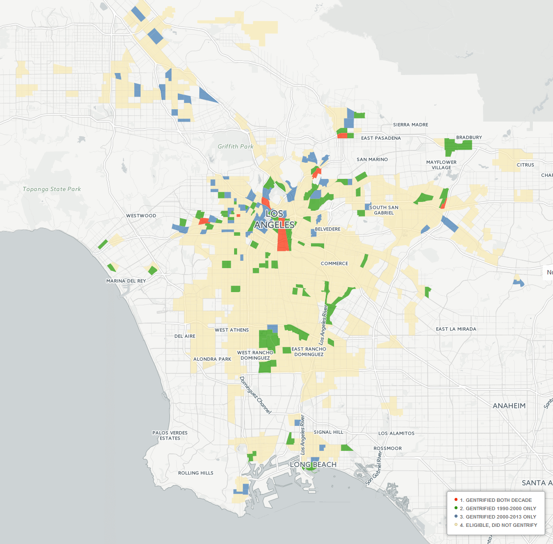 Mapping how LA's expanding Metro network fuels gentrification (or not) News Archinect