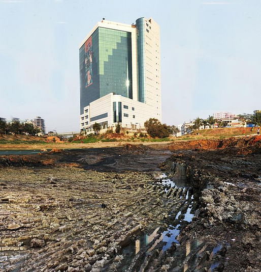 First Place Essay Competition: Tazrin Islam, Bangladesh University of Engineering and Technology, Dhaka, Bangladesh: The BGMEA building standing on the dying wetland