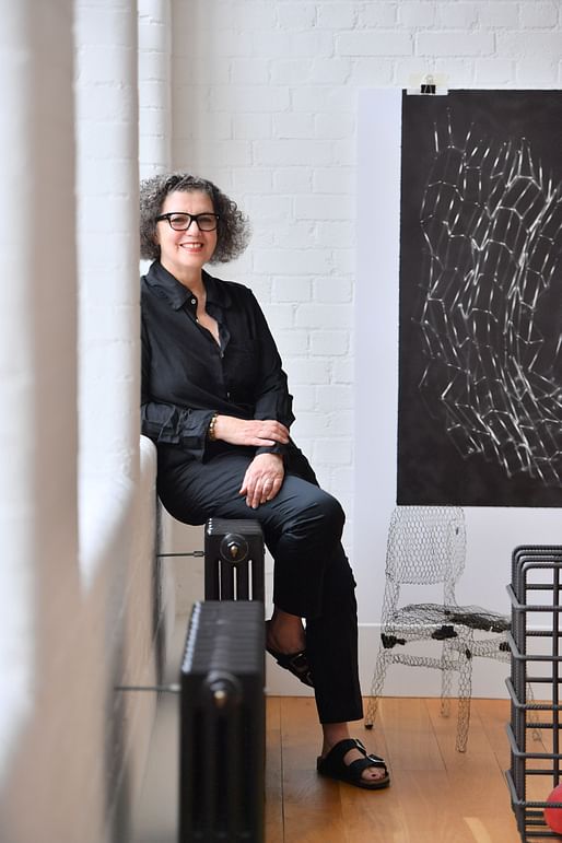 Mona Hatoum, winner of the Ada Louise Huxtable Prize 2022. Image Credit: The Japan Art Association The Sankei Shimbun. Photo by Mizuho Miyazaki.