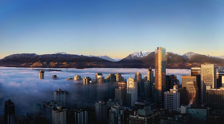 The Shangri-La Hotel in Vancouver, designed by James KM Cheng Architects. Image via Westbank