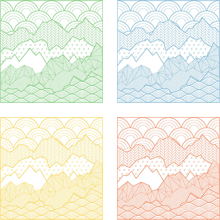 ECO-MONOPOLY nature pattern. Image: Jia Ma