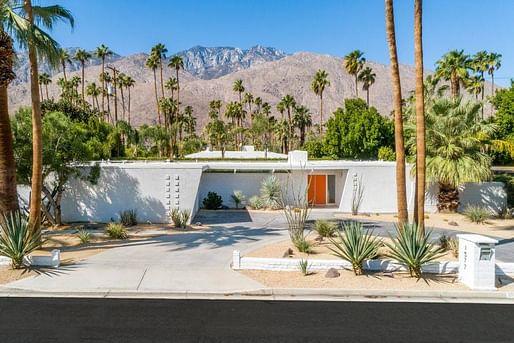 John & Bessie Macy Residence (1959) designed by architect Hugh M. Kaptur. Photo via Palm Springs Modernism Week/Facebook.