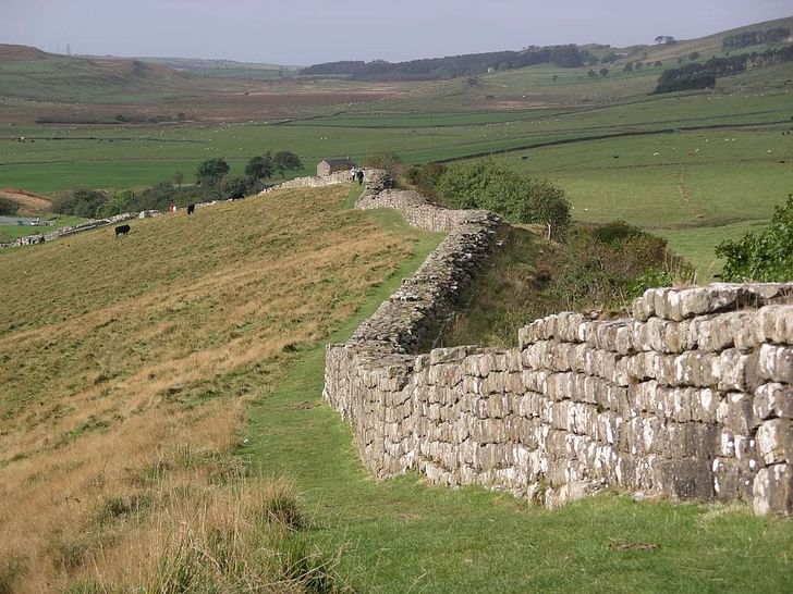 Hadrian's Wall. Image: Wikipedia