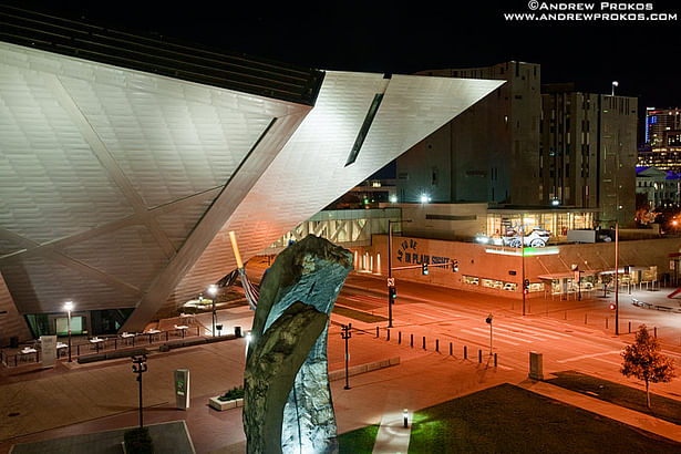 View of Denver Art Museum - Studio Daniel Libeskind. Photo © Andrew Prokos.