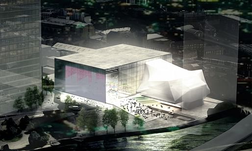 The proposed £110m Factory arts centre in Manchester. Photograph: Bolton Quinn, via theguardian.com.