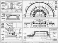 2006 - East Hampton Residence. Dome Costruction Detail, AutoCAD