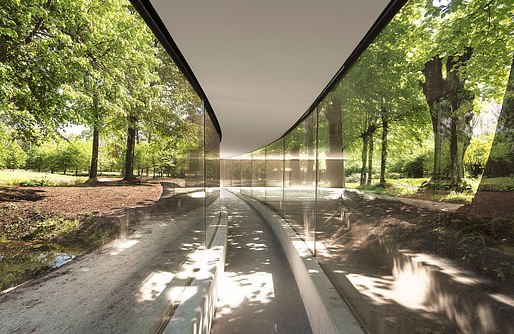 Photograph of Lecture Hall in the Park. ©junya.ishigami+associates