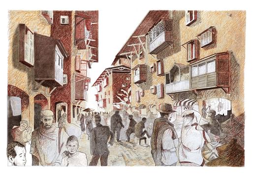 Extract of graphic novel from hand-drawn category winner: 'Reconfiguring Addis Ababa's Narratives' by Antonio Paoletti 