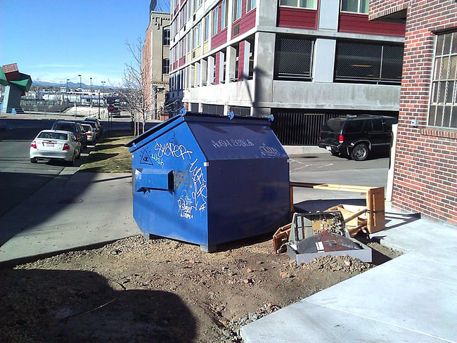 (2) dumpsters are ugly