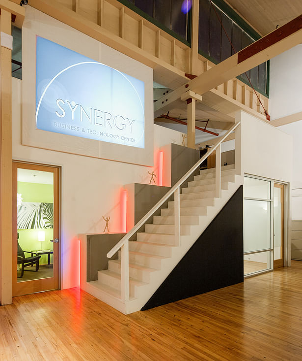 Loft Stair + Private Offices