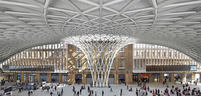 London: Kings Cross Station Redevelopment by John McAslan + Partners. Photo: Hufton + Crow