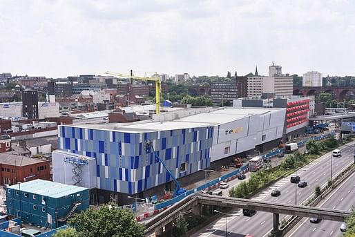 Redrock Stockport by BDP, located in a community south of Manchester. Image: PlaceNorthWest.