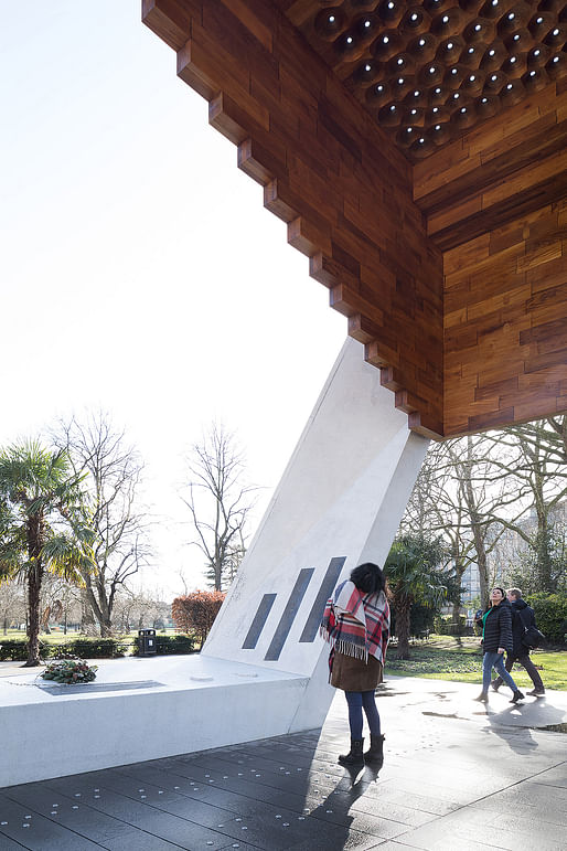 Bethnal Green Memorial, London by Arboreal Architecture​. Photo: Marcela Spadaro.