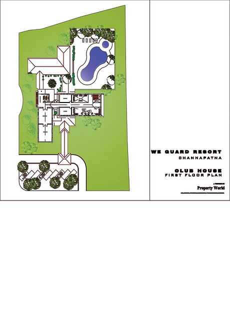 V Guard - Club House - First Floor Plan