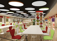 3D Interior Rendering_Food Court