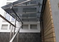 2013 Glass canopy and railings