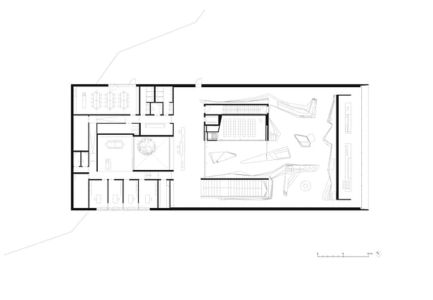 upper floor + exhibition area © kadawittfeldarchitektur