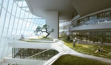 MAD reveals renderings of highly sustainable Xinhee Design Center