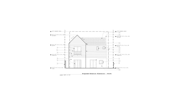 Proposed South Exterior Elevation