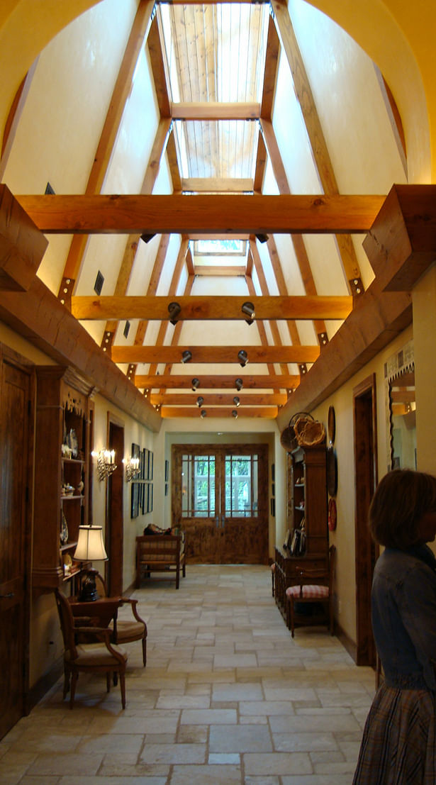 Interior Vaulted Hallway