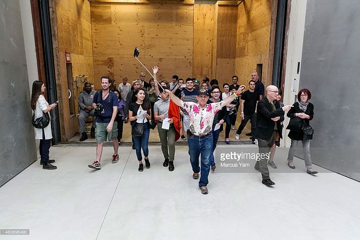 Image via Getty Images. I'm on the left with my back to the camera.