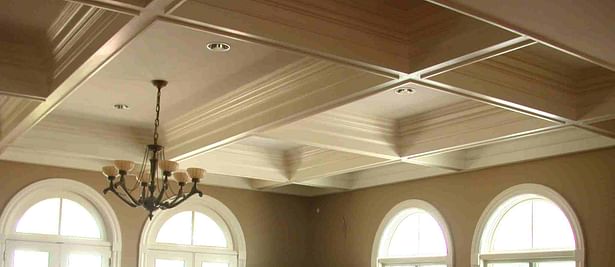 Coffer ceiling details