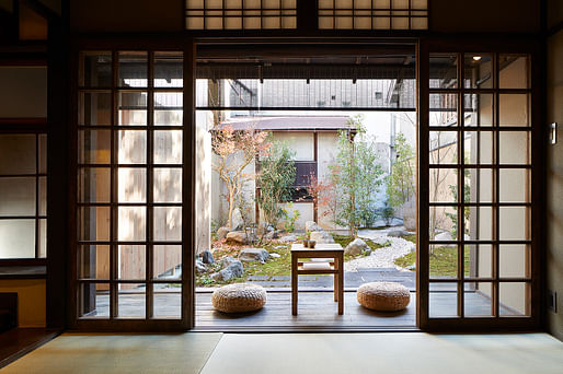 B.L.U.E. Architecture Studio's makeover emphasizes the essence of traditional Kyoto culture: the courtyard. © Toshiyuki Yano