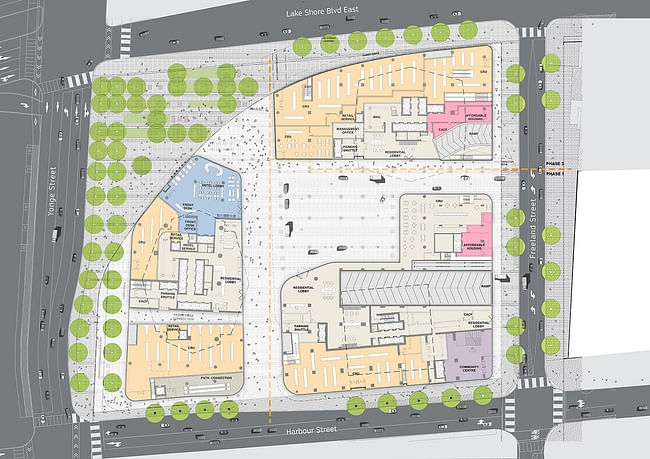 Ground Floor Plan © Hariri Pontarini Architects