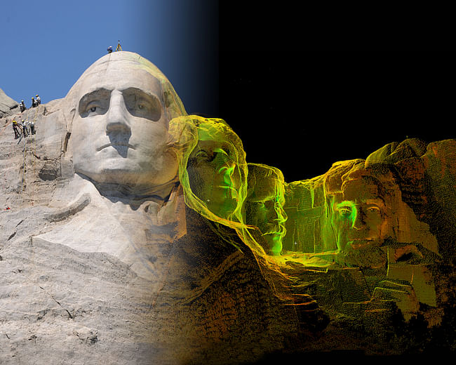 Officially launched on Oct. 21, the CyArk 500 Challenge aims to digitally preserve 500 at-risk cultural heritage sites around the world for the next five years. Mount Rushmore is one of the sites already preserved. Image courtesy of CyArk.