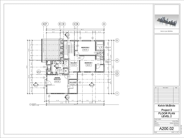 A200-02 - Floor Plan Level 2