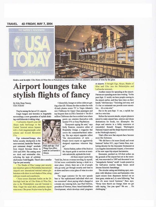 Coverage in USA Today