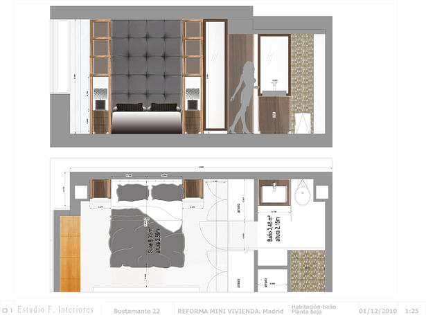 new interior design proposal_beddroom and bathroom view