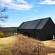 DeLeon and Primmer's interpretation of a Kentucky barn for their Wild Turkey visitor center via David Cole