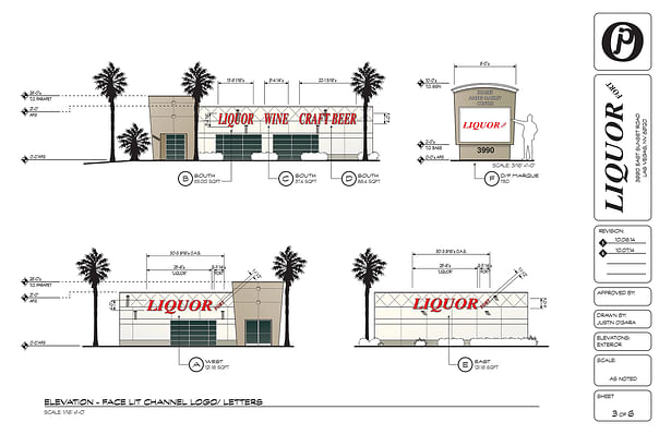 Elevations - Illuminated Sign Proposal